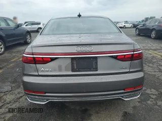 2019 Audi A8 with VIN WAU8DAF85KN001836, listed as a Copart auction lot 62670185 with 44,661 mi miles and Salvage title. Bid and sale history available at DreamBid. Image 6.