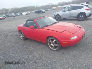 1994 Mazda MX-5 Miata z VIN JM1NA3531R0508515, wystawiony jako IAAI lot #41963468 z przebiegiem 203 835 mil mil oraz . Historia ofert i sprzedaży dostępna na DreamBid. Obrazek 1.
