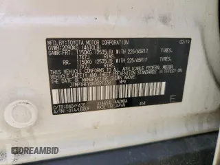 2019 Toyota RAV4 XLE with VIN JTMP1RFVXKD021338, listed as a Copart auction lot 52578515 with 41,327 mi miles and Salvage Title. Bid and sale history available at DreamBid. Image 13.