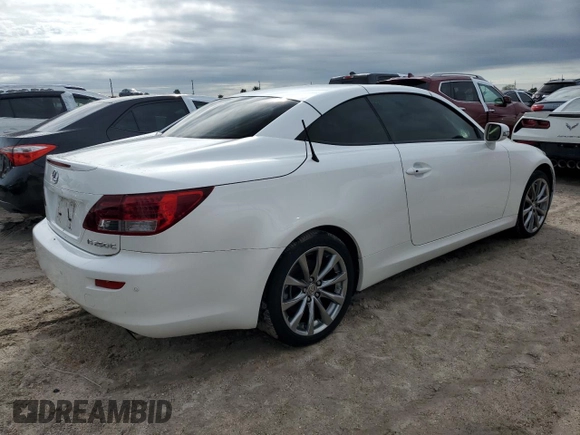 2014 Lexus IS 250 C z VIN JTHFF2C23E2529857, wystawiony jako Copart lot #75666634 z przebiegiem Nie podano mil oraz Szkoda całkowita • Salvage title. Historia ofert i sprzedaży dostępna na DreamBid. Obrazek 3.