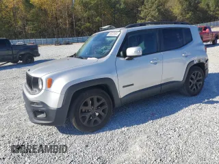 2017 Jeep Renegade Latitude with VIN ZACCJABB4HPF56719, listed as a Copart auction lot 80625564 with 202,941 mi miles and Salvage Title. Bid and sale history available at carsss.com. Image 1.