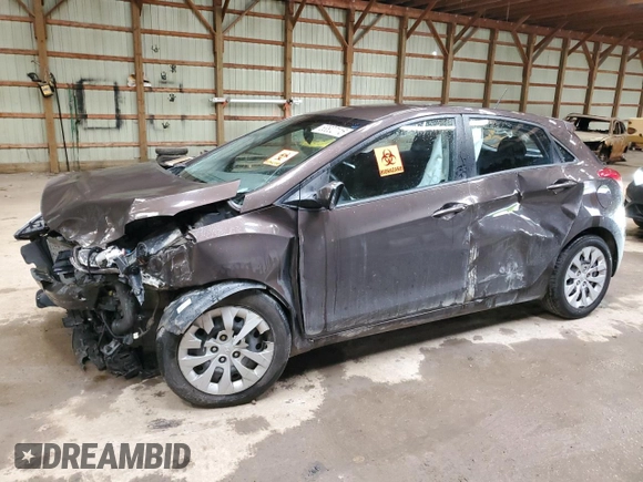 2016 Hyundai Elantra GL with VIN KMHD25LH6GU298224, listed as a Copart auction lot 63802115 with 186,425 mi miles and Salvage title. Bid and sale history available at DreamBid. Image 1.
