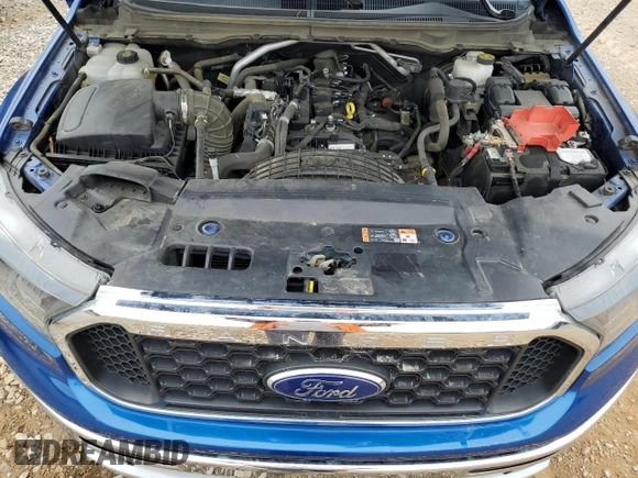 2019 Ford Ranger XL with VIN 1FTER4FHXKLA96656, listed as a Copart auction lot 56103505 with 73,872 mi miles and Salvage Title. Bid and sale history available at DreamBid. Image 11.