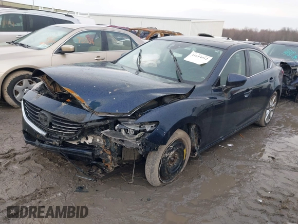 2016 Mazda Mazda6 i Touring with VIN JM1GJ1T54G1434497, listed as a IAAI auction lot 41654012 with 133,901 mi miles. Bid and sale history available at carsss.com. Image 17.