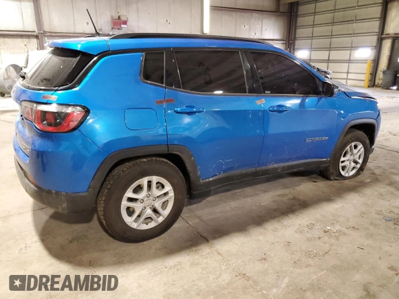 2018 Jeep Compass Sport z VIN 3C4NJCAB0JT251030, wystawiony jako Copart lot #55833785 z przebiegiem 103 713 mil mil oraz Czysty tytuł • Clean title. Historia ofert i sprzedaży dostępna na DreamBid. Obrazek 3.