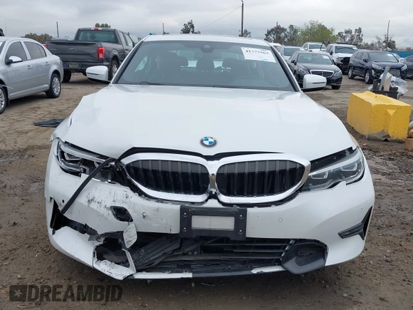 2022 BMW 3 Series 330i with VIN 3MW5R1J0XN8C67673, listed as a IAAI auction lot 41777963 with 21,812 mi miles and . Bid and sale history available at DreamBid. Image 12.
