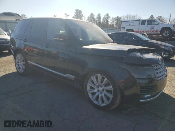 2016 Land Rover Range Rover Supercharged with VIN SALGS2EF0GA305044, listed as a Copart auction lot 50688515 with Not provided miles and Salvage title. Bid and sale history available at DreamBid. Image 4.