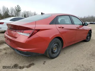 2021 Hyundai Elantra SEL with VIN KMHLM4AG3MU142423, listed as a Copart auction lot 52602995 with 115,571 mi miles and Salvage Title. Bid and sale history available at carsss.com. Image 3.