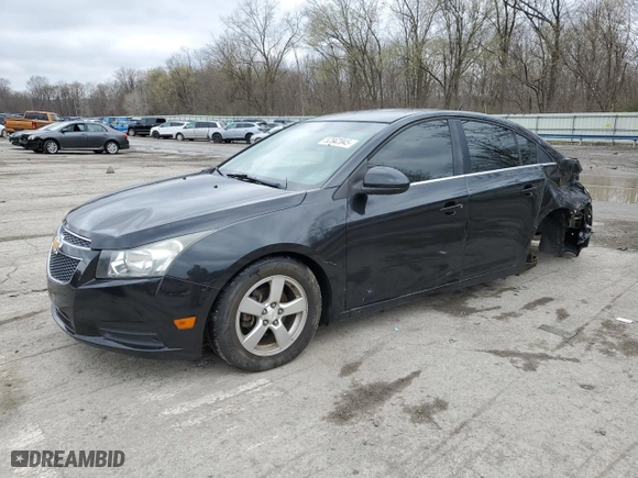 2011 Chevrolet Cruze LT w/1LT with VIN 1G1PF5S95B7256644, listed as a Copart auction lot 52882045 with 122,570 mi miles and Salvage Title. Bid and sale history available at carsss.com. Image 1.