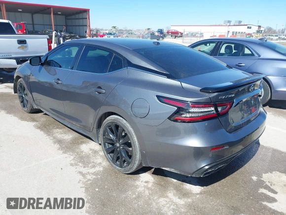 2019 Nissan Maxima SV with VIN 1N4AA6AV0KC360617, listed as a IAAI auction lot 41723765 with 93,691 mi miles and . Bid and sale history available at DreamBid. Image 3.