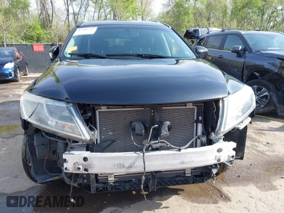 2016 Nissan Pathfinder SV with VIN 5N1AR2MNXGC663656, listed as a IAAI auction lot 42000343 with 122,577 mi miles. Bid and sale history available at carsss.com. Image 6.