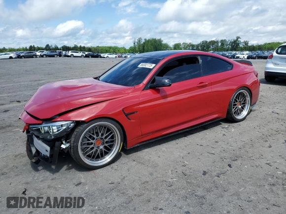 2020 BMW M4 z VIN WBS4Y9C05LFJ77020, wystawiony jako Copart lot #56002775 z przebiegiem 31 953 mil mil oraz Szkoda całkowita • Salvage title. Historia ofert i sprzedaży dostępna na DreamBid. Obrazek 1.