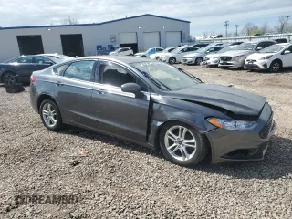2018 Ford Fusion SE z VIN 3FA6P0H78JR108395, wystawiony jako Copart lot #55308795 z przebiegiem Nie podano mil oraz Szkoda całkowita • Salvage title. Historia ofert i sprzedaży dostępna na DreamBid. Obrazek 4.