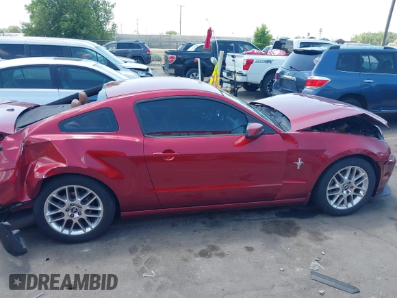 2014 Ford Mustang V6 with VIN 1ZVBP8AM9E5284966, listed as a IAAI auction lot 42440410 with 100,161 mi miles and . Bid and sale history available at DreamBid. Image 13.