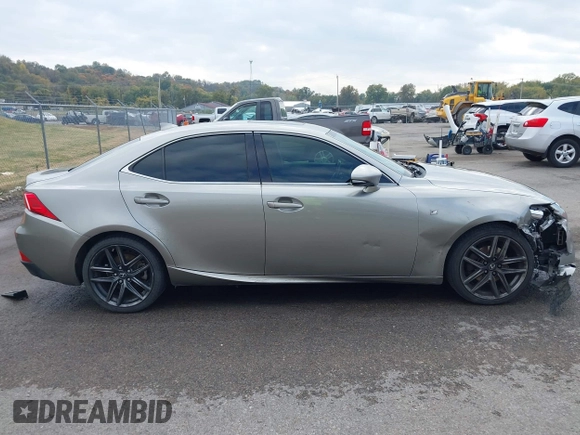 2015 Lexus IS 250 with VIN JTHBF1D29F5050317, listed as a IAAI auction lot 40681786 with 173,799 mi miles. Bid and sale history available at carsss.com. Image 13.