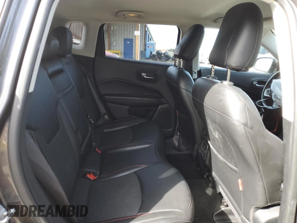 2019 Jeep Compass Trailhawk with VIN 3C4NJDDB2KT799842, listed as a Copart auction lot 50092085 with 86,114 mi miles and Salvage Title. Bid and sale history available at carsss.com. Image 10.