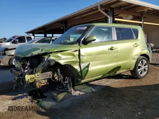 2016 Kia Soul + with VIN KNDJP3A58G7855509, listed as a Copart auction lot 46389995 with 137,207 mi miles and Salvage Title. Bid and sale history available at carsss.com. Image 1.
