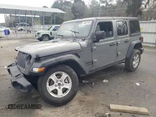 2022 Jeep Wrangler Unlimited Willys with VIN 1C4HJXDN2NW251007, listed as a Copart auction lot 44691165 with Not Provided miles and Salvage Title. Bid and sale history available at DreamBid. Image 1.