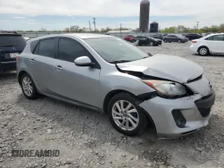 2013 Mazda 3 i Touring with VIN JM1BL1L79D1779302, listed as a Copart auction lot 50829575 with 184,347 mi miles and Salvage Title. Bid and sale history available at carsss.com. Image 4.