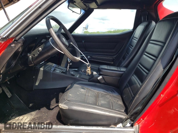 1976 Chevrolet Corvette with VIN 1Z37L6S438793, listed as a Copart auction lot 64010045 with 31,305 mi miles and Salvage title. Bid and sale history available at DreamBid. Image 7.
