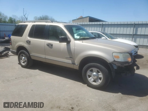 2006 Ford Explorer XLS with VIN 1FMEU72E56UA37439, listed as a Copart auction lot 54824145 with 132,772 mi miles and Salvage title. Bid and sale history available at DreamBid. Image 4.