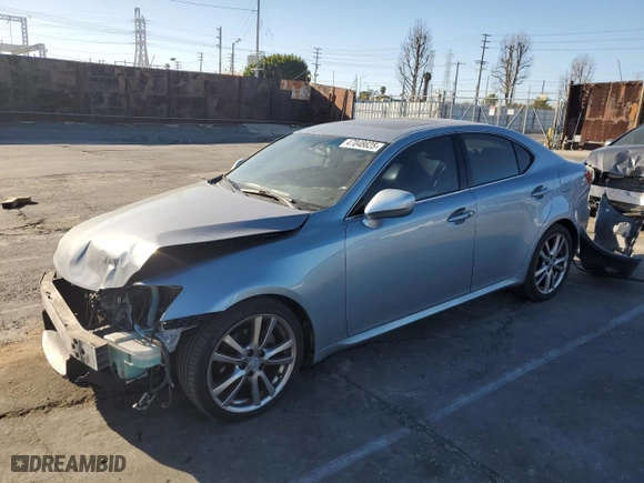 2008 Lexus IS 250 with VIN JTHBK262285059393, listed as a Copart auction lot 47048625 with 181,145 mi miles and Salvage Title. Bid and sale history available at carsss.com. Image 1.
