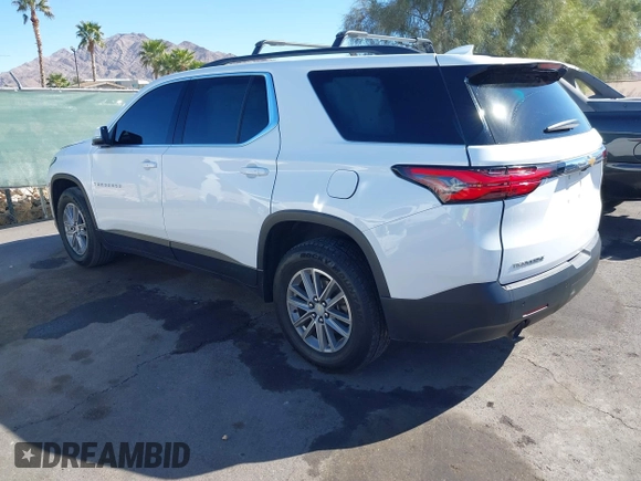 2023 Chevrolet Traverse LT Cloth with VIN 1GNERGKW4PJ130588, listed as a IAAI auction lot 41883308 with 78,792 mi miles and . Bid and sale history available at DreamBid. Image 3.