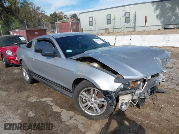 2012 Ford Mustang Premium with VIN 1ZVBP8AM4C5259244, listed as a IAAI auction lot 38337898 with 98,837 mi miles and . Bid and sale history available at carsss.com. Image 1.