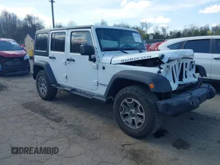 2015 Jeep Wrangler Unlimited Rubicon with VIN 1C4BJWFGXFL507315, listed as a IAAI auction lot 42059720 with 90,189 mi miles and . Bid and sale history available at DreamBid. Image 1.