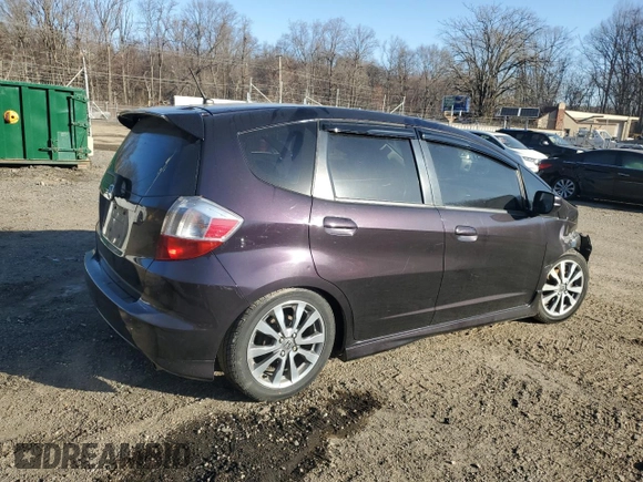 2013 Honda Fit Sport with VIN JHMGE8H56DC029150, listed as a Copart auction lot 49711185 with 131,140 mi miles and Salvage Title. Bid and sale history available at carsss.com. Image 3.