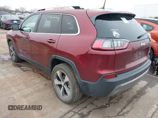 2020 Jeep Cherokee Limited with VIN 1C4PJLDB0LD570909, listed as a IAAI auction lot 41293813 with 61,492 mi miles. Bid and sale history available at carsss.com. Image 3.
