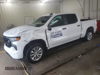 2022 Chevrolet Silverado 1500 Custom with VIN 1GCPABEK2NZ584597, listed as a Copart auction lot 42118715 with 113,757 mi miles and Salvage Title. Bid and sale history available at DreamBid. Image 1.