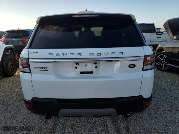 2017 Land Rover Range Rover Sport SE with VIN SALWG2FV7HA667554, listed as a Copart auction lot 77099824 with 0 mi miles and Salvage Title. Bid and sale history available at carsss.com. Image 6.