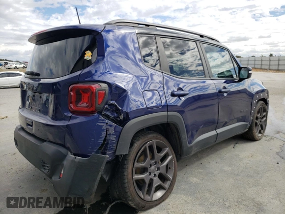 2020 Jeep Renegade Altitude with VIN ZACNJAB11LPK98178, listed as a Copart auction lot 71631393 with 61,704 mi miles and . Bid and sale history available at DreamBid. Image 3.