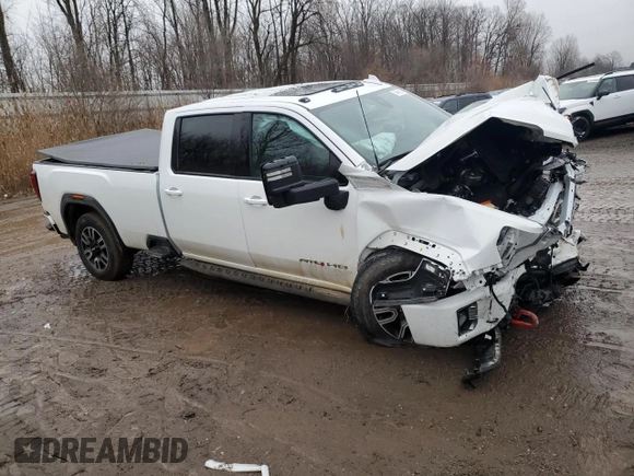 2023 GMC Sierra 3500HD AT4 z VIN 1GT49VEY7PF154909, wystawiony jako Copart lot #84681084 z przebiegiem Nie podano mil oraz Szkoda całkowita • Salvage title. Historia ofert i sprzedaży dostępna na DreamBid. Obrazek 4.