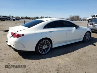 2019 Mercedes-Benz CLS with VIN WDD2J5KB9KA027640, listed as a Copart auction lot 47036264 with 0 mi miles and Salvage Title. Bid and sale history available at carsss.com. Image 3.