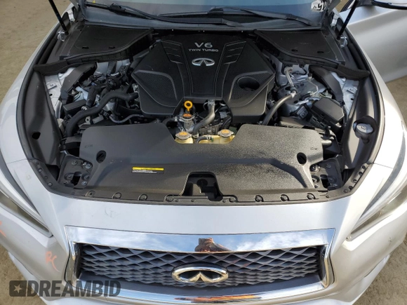 2020 Infiniti Q50 3.0t LUXE with VIN JN1EV7AP9LM208230, listed as a Copart auction lot 47831295 with 79,459 mi miles and Salvage Title. Bid and sale history available at carsss.com. Image 11.