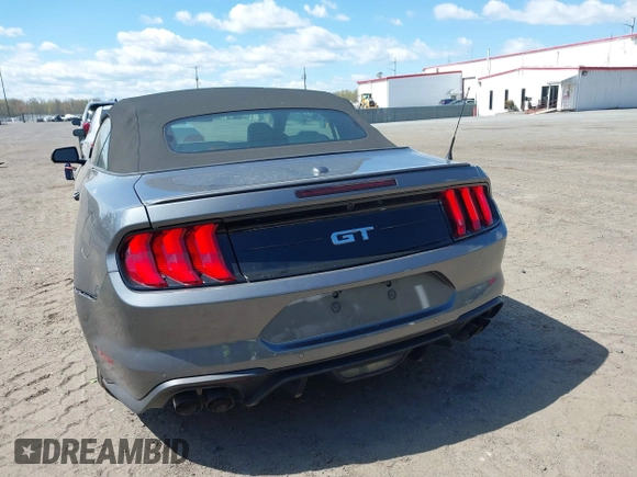 2023 Ford Mustang GT Premium with VIN 1FATP8FF9P5104802, listed as a IAAI auction lot 42033658 with 38,610 mi miles and . Bid and sale history available at carsss.com. Image 16.