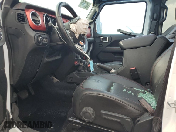 2020 Jeep Wrangler Unlimited Rubicon с VIN 1C4HJXFG4LW239307, выставлен на аукционе Copart как лот 54037595 с пробегом 19 850 миль миль и Списание • Salvage title. История ставок и продаж доступна на DreamBid. Изображение 7.