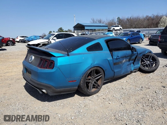 2012 Ford Mustang GT Premium with VIN 1ZVBP8CF7C5248558, listed as a Copart auction lot 48915095 with 131,044 mi miles and Clean Title. Bid and sale history available at DreamBid. Image 3.