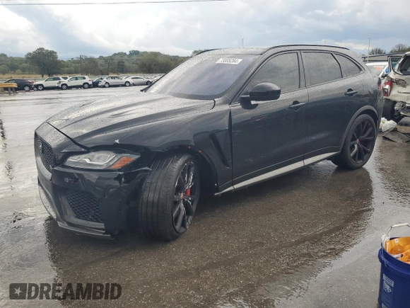 2020 Jaguar F-Pace SVR with VIN SADCZ2EE3LA617303, listed as a Copart auction lot 73005284 with 85,521 mi miles and Salvage Title. Bid and sale history available at DreamBid. Image 1.