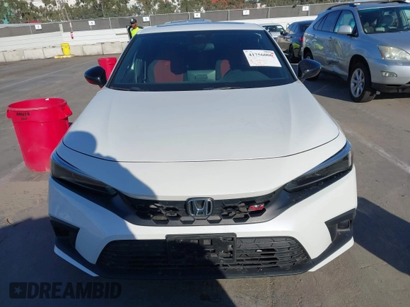2024 Honda Civic Si with VIN 2HGFE1E51RH470618, listed as a IAAI auction lot 41756006 with 15,056 mi miles and . Bid and sale history available at DreamBid. Image 12.
