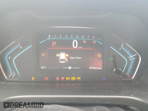 2021 Honda Odyssey EX z VIN 5FNRL6H5XMB037355, wystawiony jako Copart lot #55400995 z przebiegiem 57 964 mil mil oraz Szkoda całkowita • Salvage title. Historia ofert i sprzedaży dostępna na DreamBid. Obrazek 9.