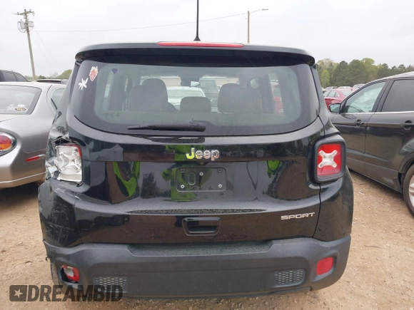 2018 Jeep Renegade Sport with VIN ZACCJAAB9JPG81478, listed as a IAAI auction lot 41952789 with 154,768 mi miles and . Bid and sale history available at DreamBid. Image 16.