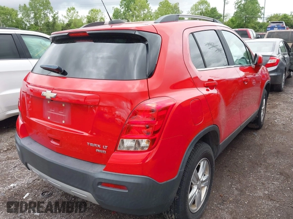 2016 Chevrolet Trax LT with VIN KL7CJPSB9GB755760, listed as a IAAI auction lot 42259078 with 127,739 mi miles and . Bid and sale history available at DreamBid. Image 4.