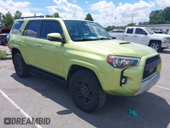 2023 Toyota 4Runner TRD Off Road Premium with VIN JTERU5JR0P6096303, listed as a IAAI auction lot 42170813 with 28,129 mi miles and . Bid and sale history available at DreamBid. Image 1.