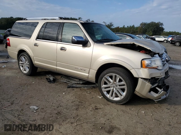 2017 Ford Expedition Max Platinum z VIN 1FMJK1LT3HEA20473, wystawiony jako Copart lot #79970094 z przebiegiem 146 638 mil mil oraz Szkoda całkowita • Salvage title. Historia ofert i sprzedaży dostępna na DreamBid. Obrazek 4.