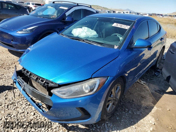 2018 Hyundai Elantra SEL with VIN 5NPD84LF1JH232063, listed as a Copart auction lot 47627694 with 192,905 mi miles and Salvage Title. Bid and sale history available at DreamBid. Image 1.
