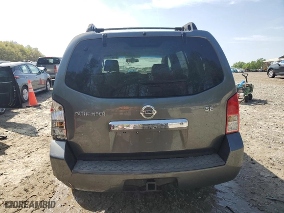 2008 Nissan Pathfinder S with VIN 5N1AR18UX8C616320, listed as a Copart auction lot 51181045 with 187,695 mi miles and Salvage Title. Bid and sale history available at carsss.com. Image 6.
