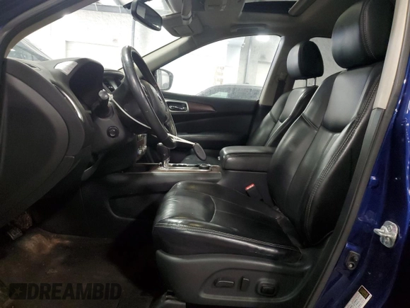 2017 Nissan Pathfinder SV with VIN 5N1DR2MM1HC641910, listed as a Copart auction lot 42714965 with 163,183 mi miles and Non Repairable. Bid and sale history available at carsss.com. Image 7.